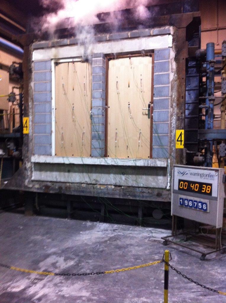 Fire Door During Testing